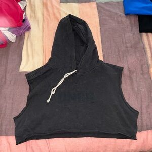 Oner active raw cut lounge cropped hoodie